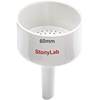 stonylab Buchner Embudo de Porcelana 60mm- Embudo de Filtro Buchner de Porcelana OD 6cm ID 5.7cm para Laboratorio